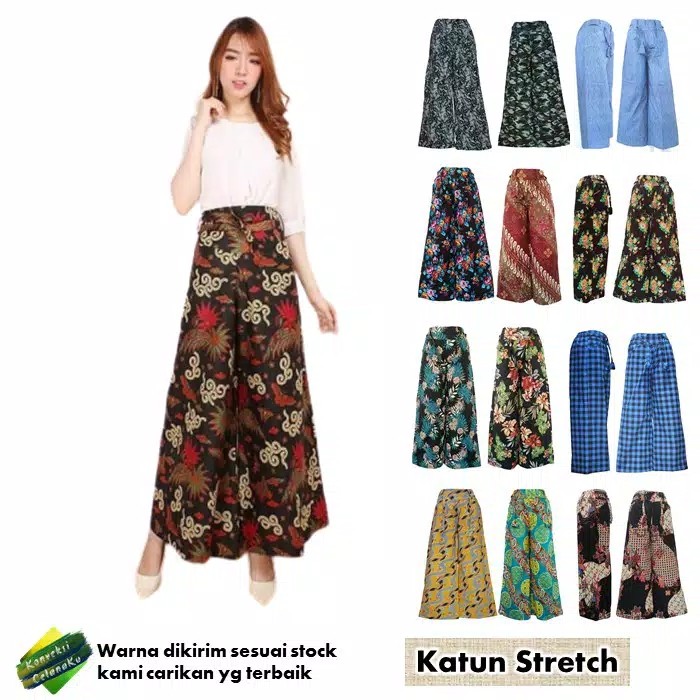 Celana Kulot Panjang Katun Stretch Konveksicelanaku