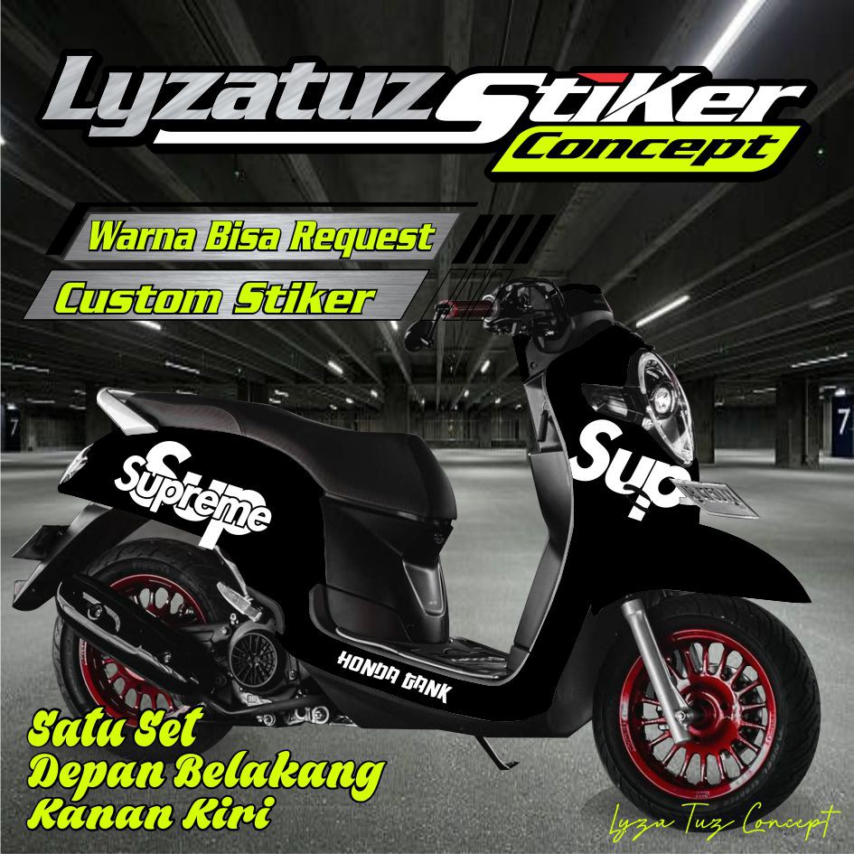 STIKER SUPREME KEKINIAN SCOOPY STICKER