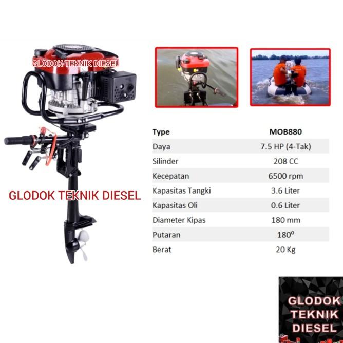 Mesin Tempel 7.5 Hp Matsumoto / Mesin Perahu / Outboard Motor Original