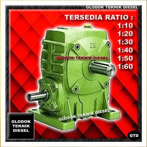Mesin Gearbox Wpa 70 Ratio 1:10 - 1:60 Speed Reducer Gear Box Wpa 70