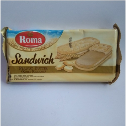 

ROMA SANDWICH PEANUT BUTTER 216GR