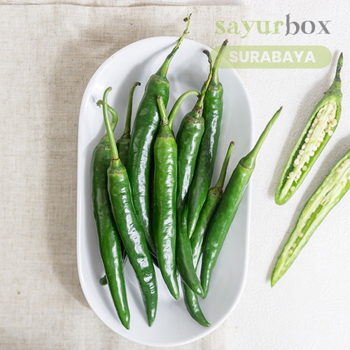 

Sayurbox Cabai Hijau Besar Konvensional 100 gram