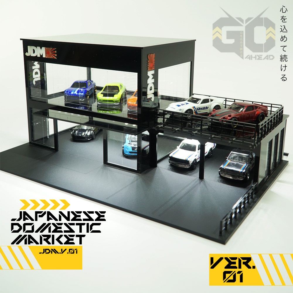 Rumah Diecast / Diorama Diecast / Seri JDM / Custom Display