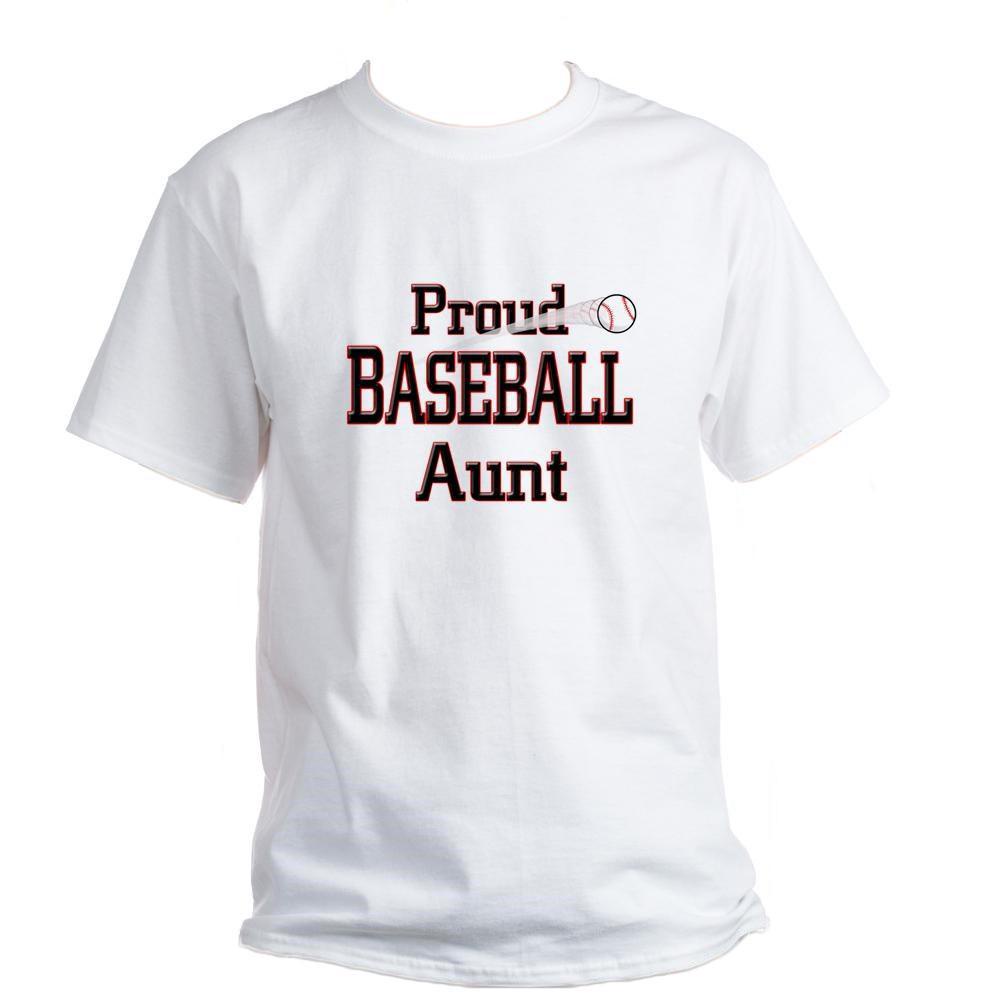 Proud Baseball Aunt Kaos Custom Adem