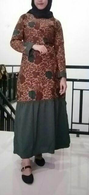 Gamis Batik Manggar, Padi,sekar,cantik,kubis,kipas,daun,kupu,nadine,gendis,kawung,parang,serit,seno