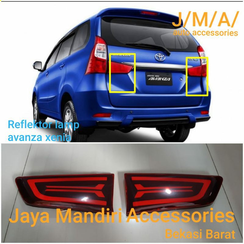 REFLEKTOR BAGASI GRAND NEW AVANZA DAN GREAT NEW XENIA reflektor bagasi avanza xenia