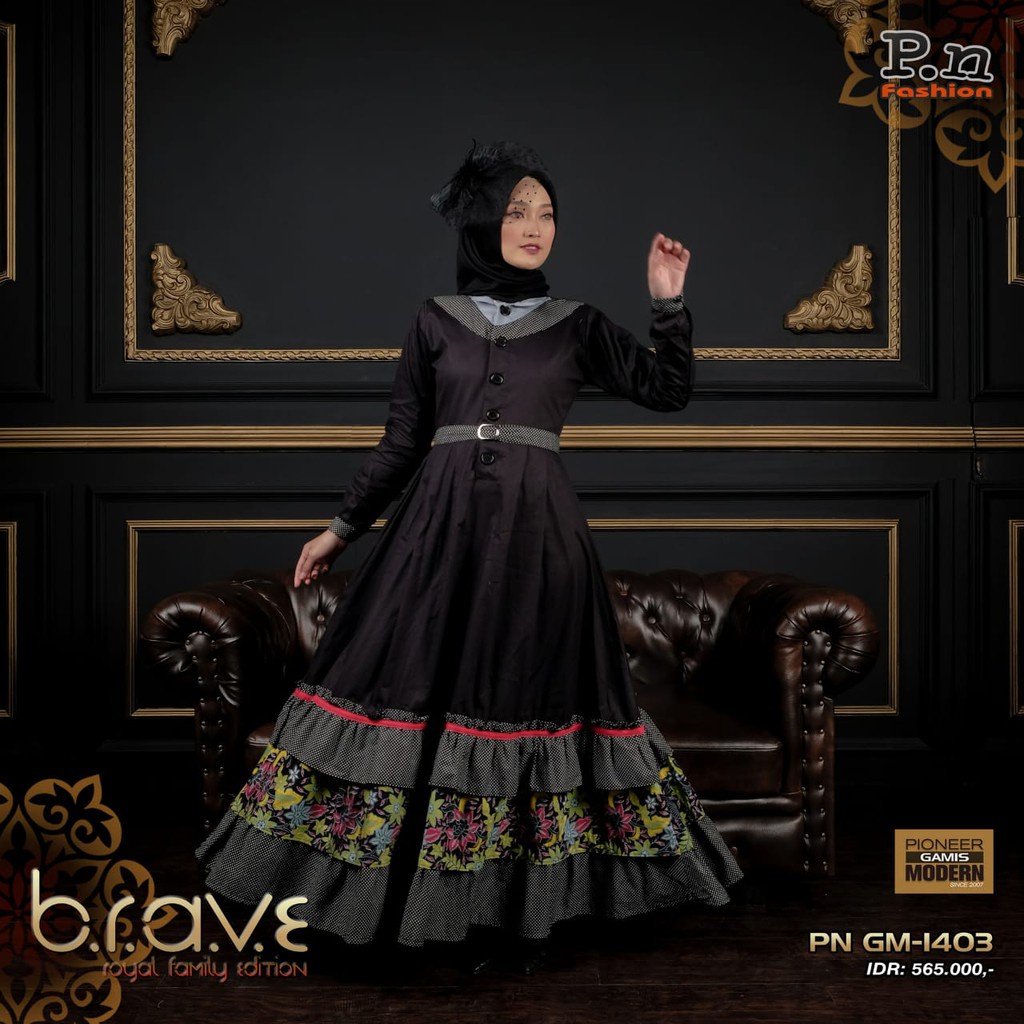 Gamis Wanita PN Fashion / Gamis Pesta / Gamis Remaja Terbaru PN GM-1403