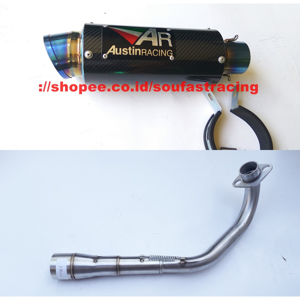 knalpot nmax aerox vario pcx pcx160 beat scoopy xmax lexi mio adv xeon genio Austin racing-xmax