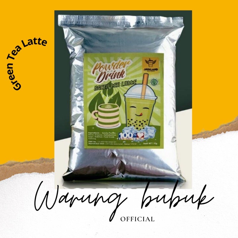 

Green Tea Latte bubuk 1 KG