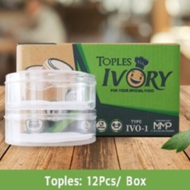 

Toples Kue Kering IVORY 250 gram & 500 gram @1 LUSIN