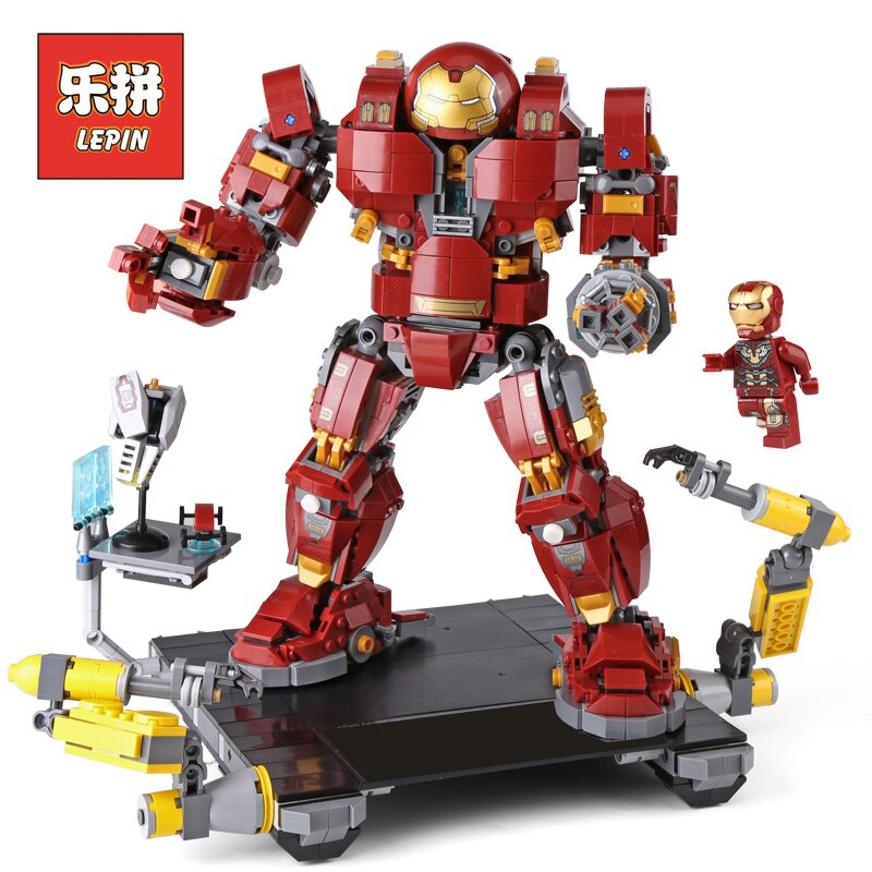 Lepin 07101 Marvel Super Heroes The Hulk Buster Smash Bricks