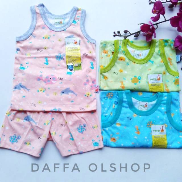 Set Kutung Velvet Junior Motif Ocean - Size M/L/XL