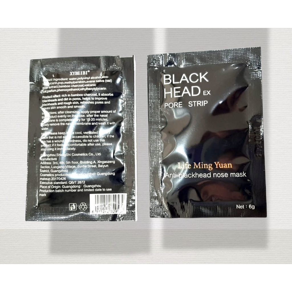 MASKER KOMEDO HIDUNG / BLACK HEAD REMOVER CAIR SACHET MASKER KOMEDO HIDUNG