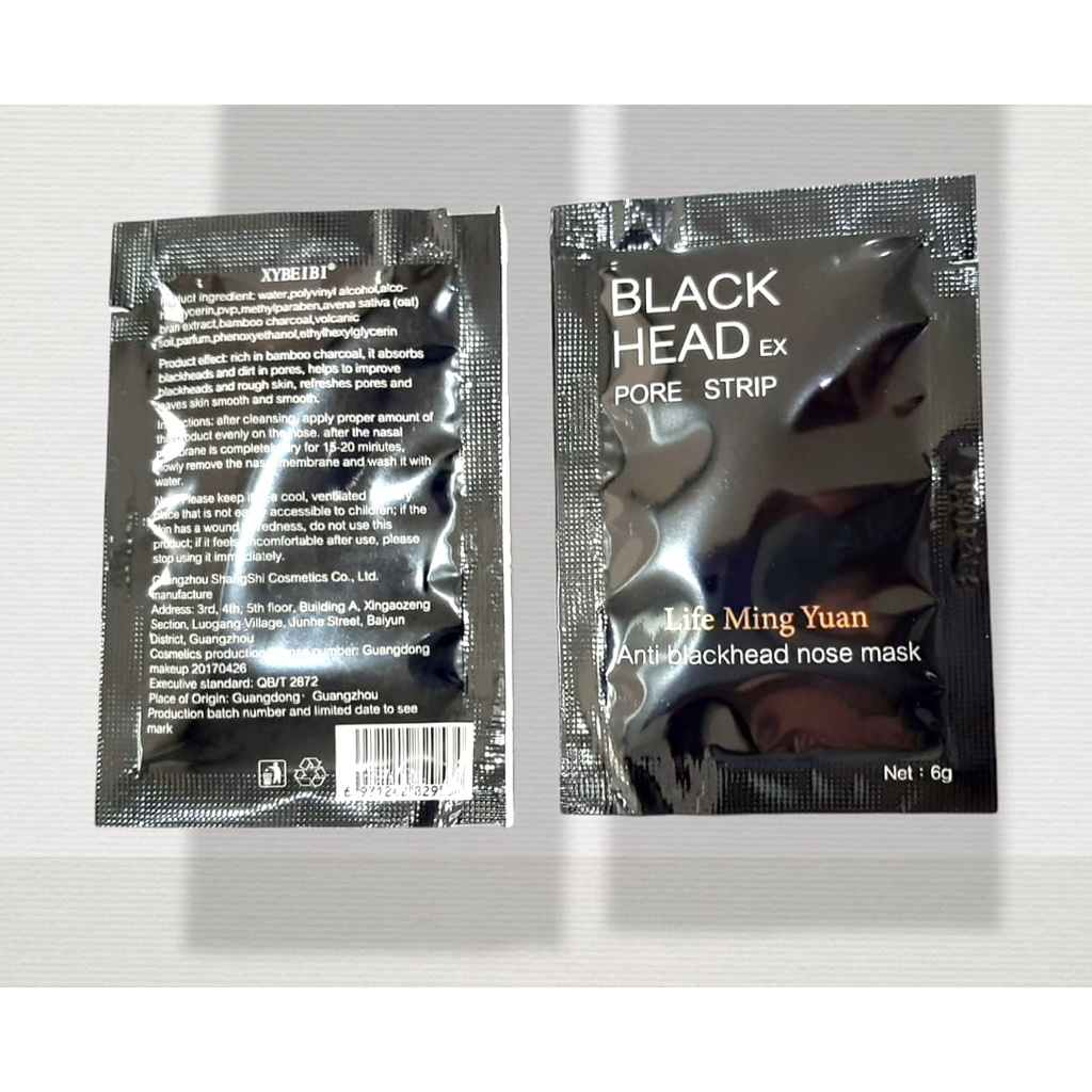 BLACK HEAD REMOVER CAIR SACHET MASKER KOMEDO HIDUNG