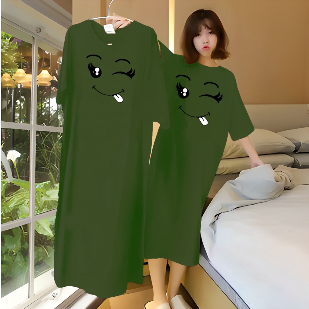 DRESS SMILE WINK JUMBO XXL-ARMY