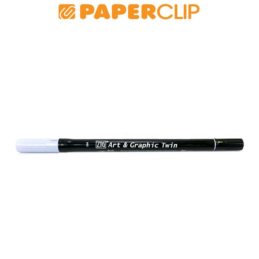 

PEN BRUSH ZIG KURETAKE TUT-80 ART & GRAPHIC TWIN 084 PALE GRAY