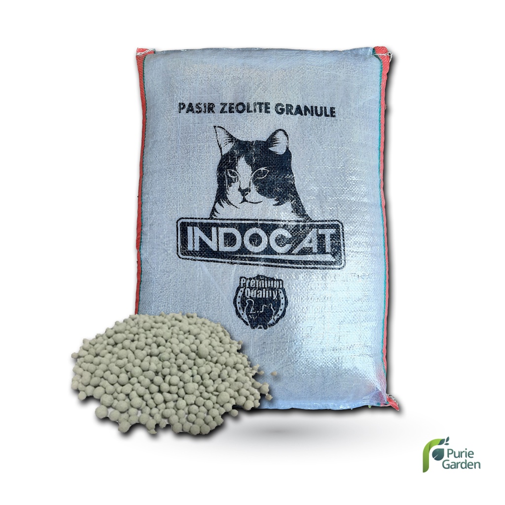 Pasir Kucing Zeolit Media Tanam Granule Indocat Premium 20kg TERMURAH!! PG KDR