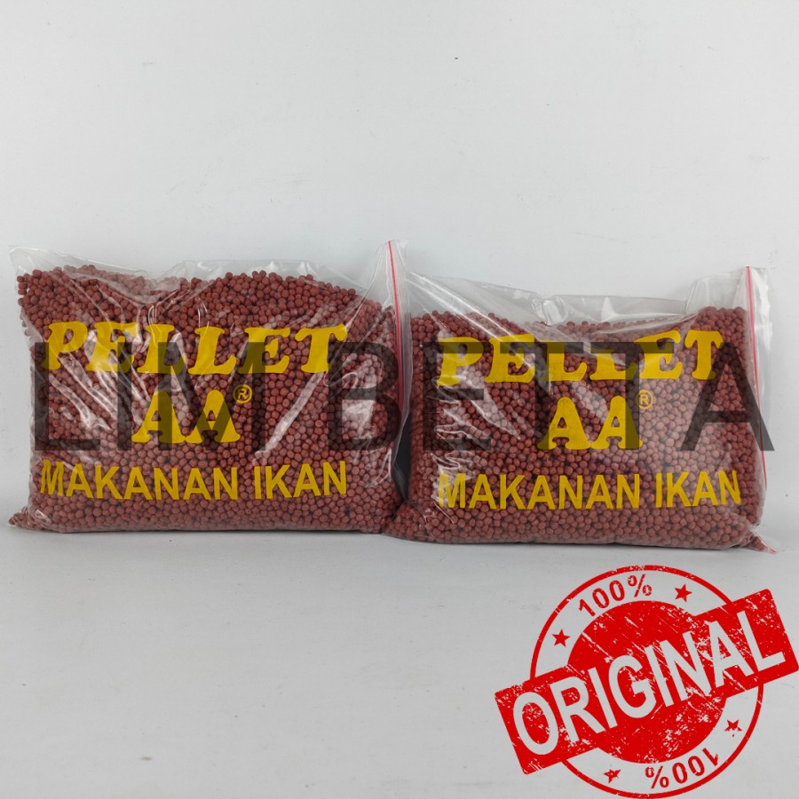 MAKANAN IKAN PELET AA 2MM 600GR / PELLET KOKI / MAKANAN KOI