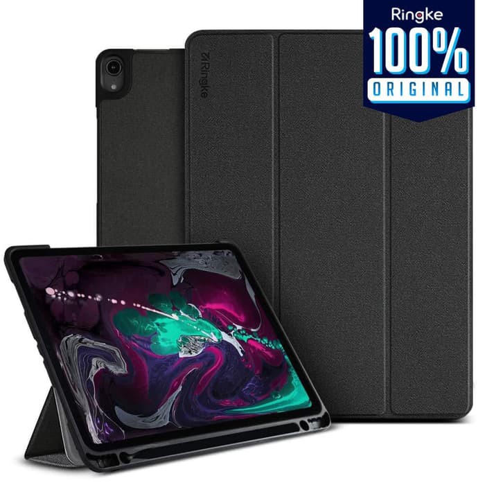 Case iPad Pro 12.9 2018 Casing Ringke SmartCase Magnetic Flip Stand