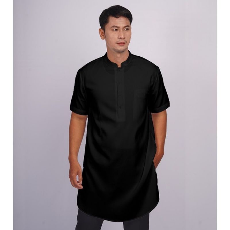 ELZATTA KEMEJA KOKO KAFTAN HAIDAR PUTIH TERBARU