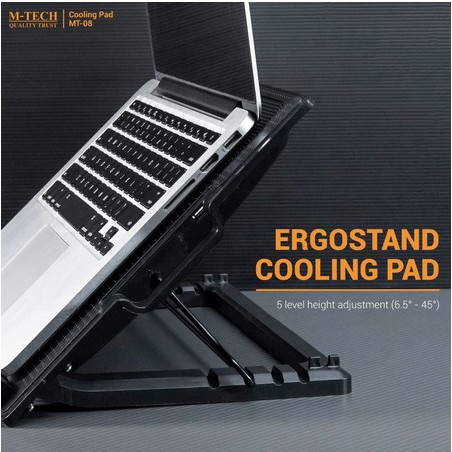 ITSTORE Cooling Pad Ergostand M-Tech - CoolingPad Ergostand MTech 08 MTECH-08 pendingin laptop