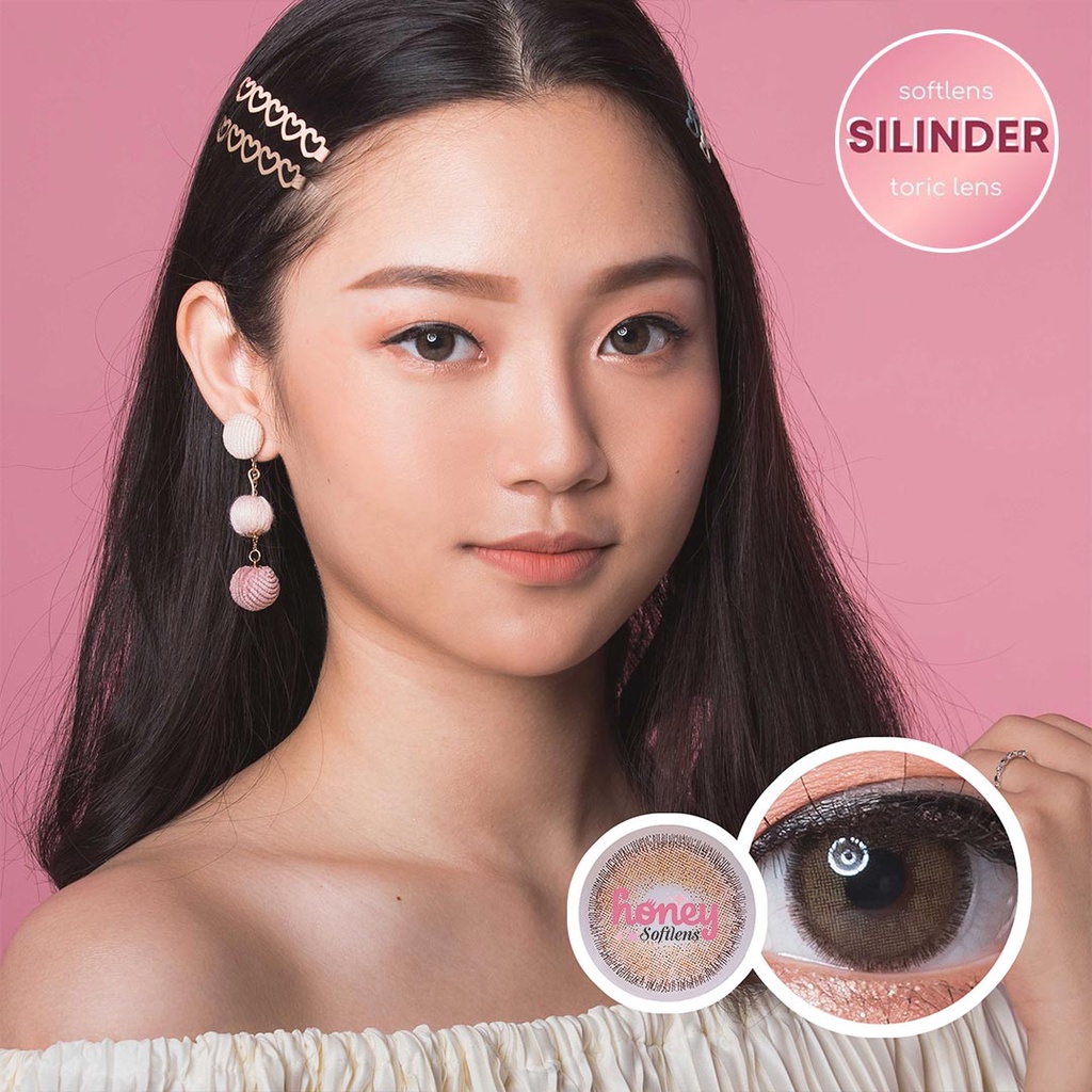 Softlens Silinder Princess Toric KV Brown - Softlens Cylinder - Softlens Astigmatism