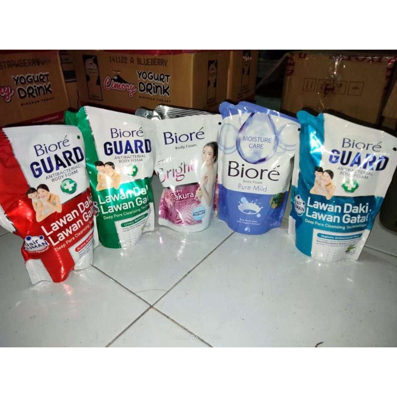 sabun cair biore refil 450ml