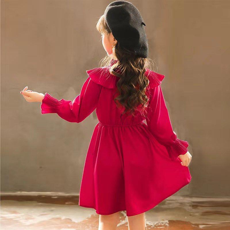 6-10 Tahun | Hei-Ran Dress Sabrina Korean Style Dress Lebaran Kualitas Import Dress Idul Fitri Anak Gaun Pesta Anak Baju Anak Perempuan Style Ramadhan Babycinnamon