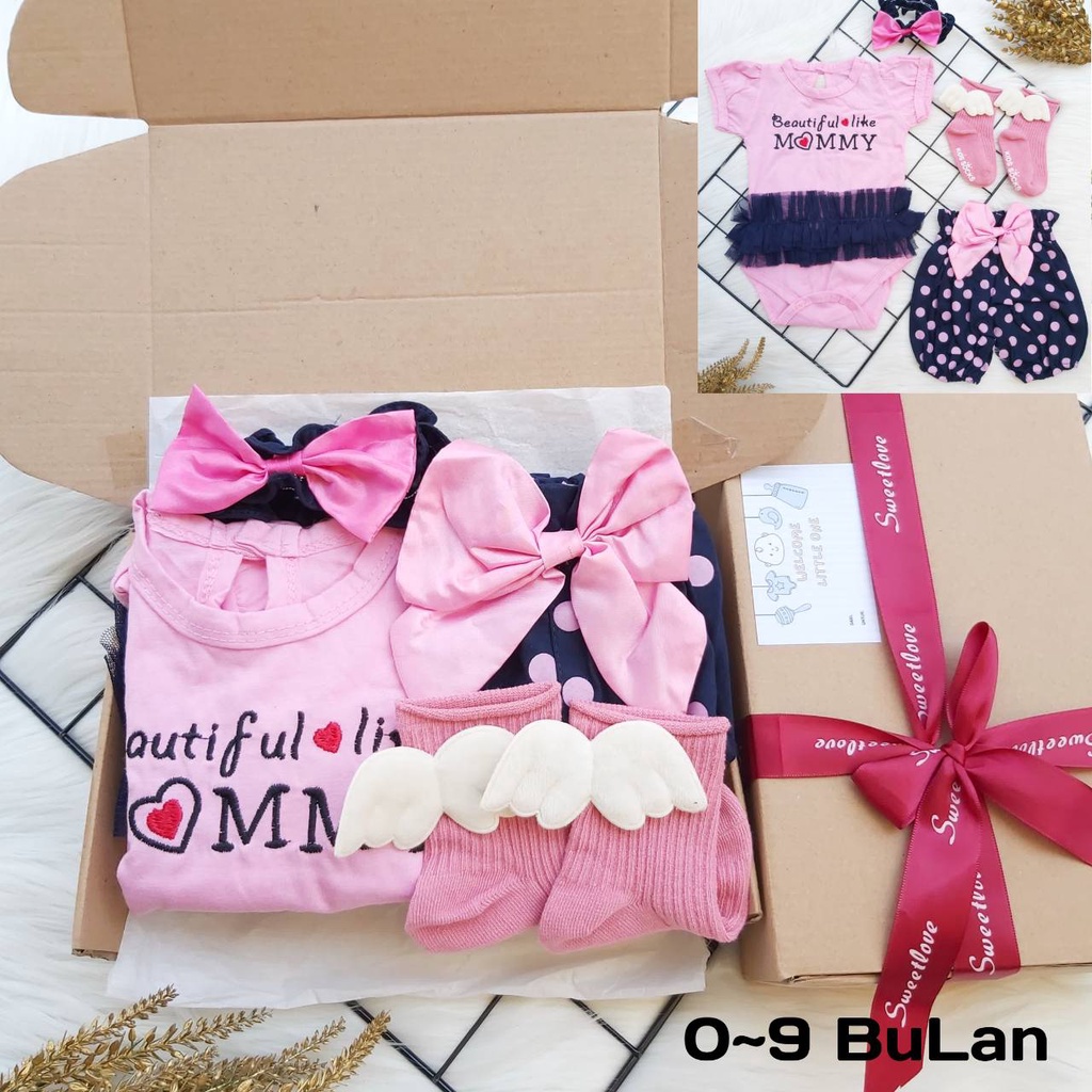 COD HAMPERS BAYI DRES TUTU PREMPUAN | KADO LAHIRAN | NEWBORN GIFT BOX | Banyak varian