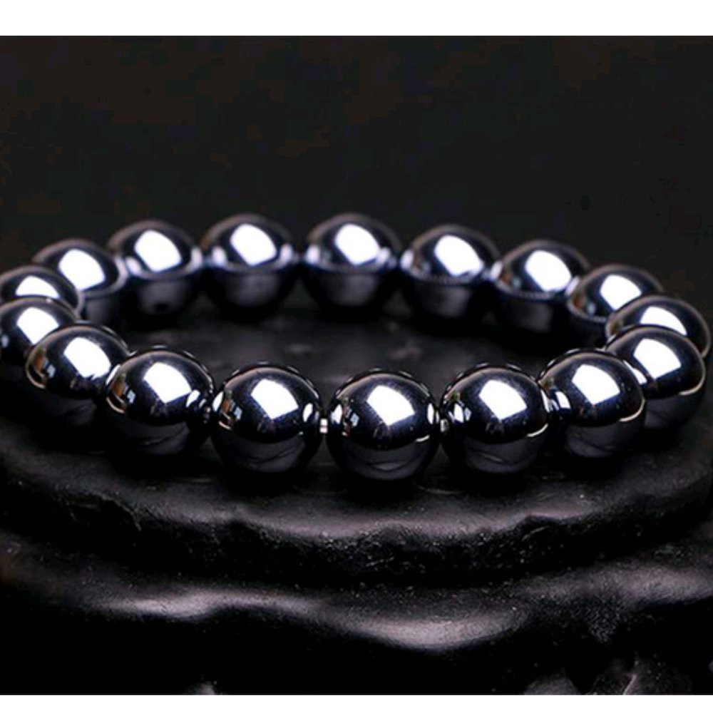 GELANG UNISEX NATURAL HEMATITE BLUSTIN