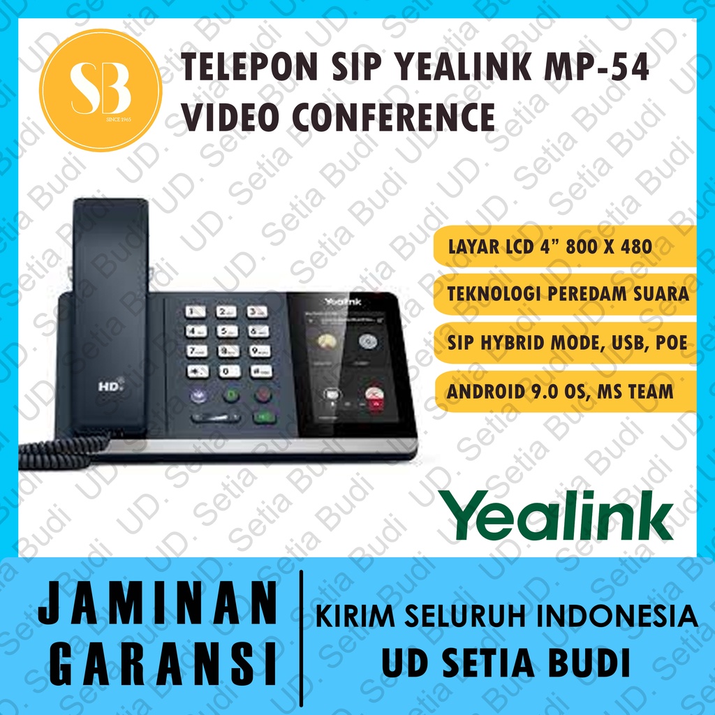 Telepon IP Yealink MP54 MP-54 Smart Business Microsoft Teams