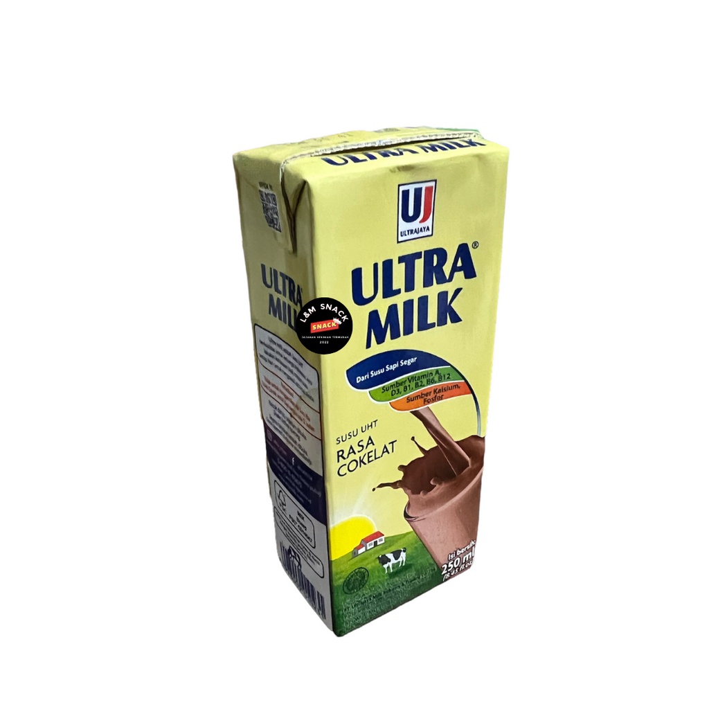 Susu Ultra Milk UHT Ukuran Kecil/Sedang/Besar