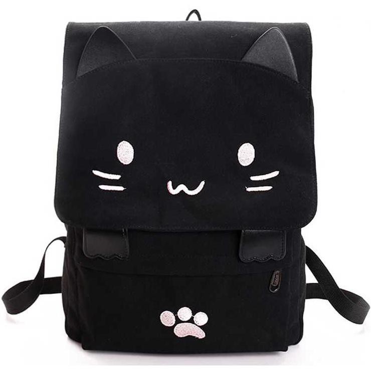 NIGEDU Tas Ransel Wanita Model Cat Cartoon - BB637