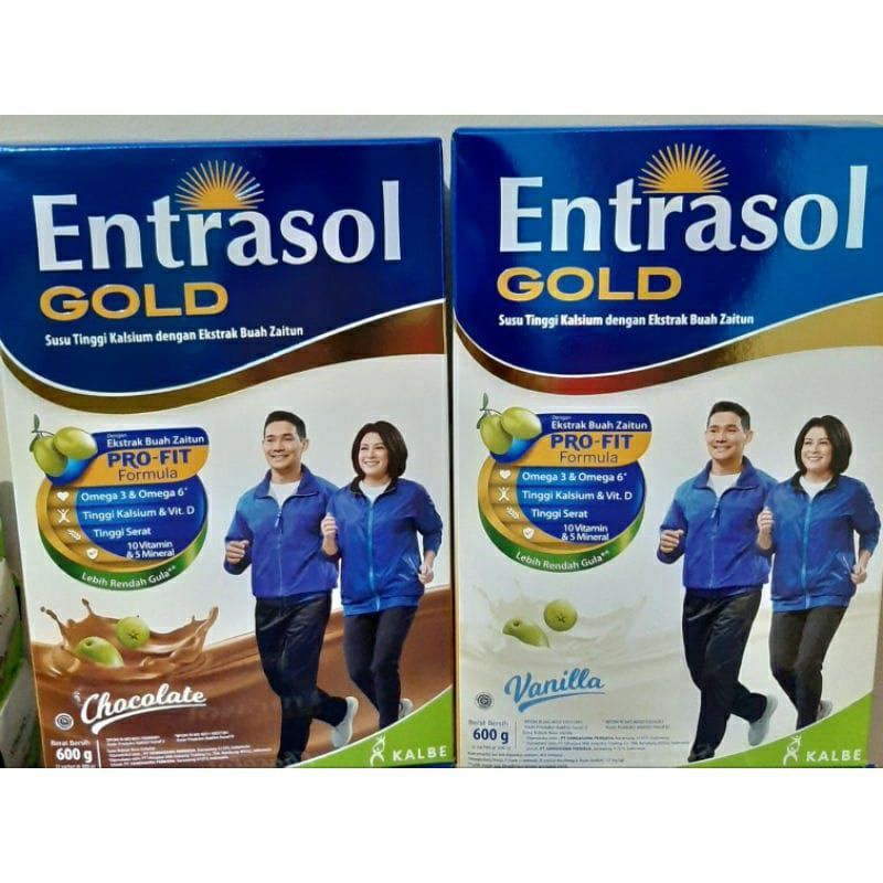 

Susu Entrasol Gold Vanila - Coklat 560GR