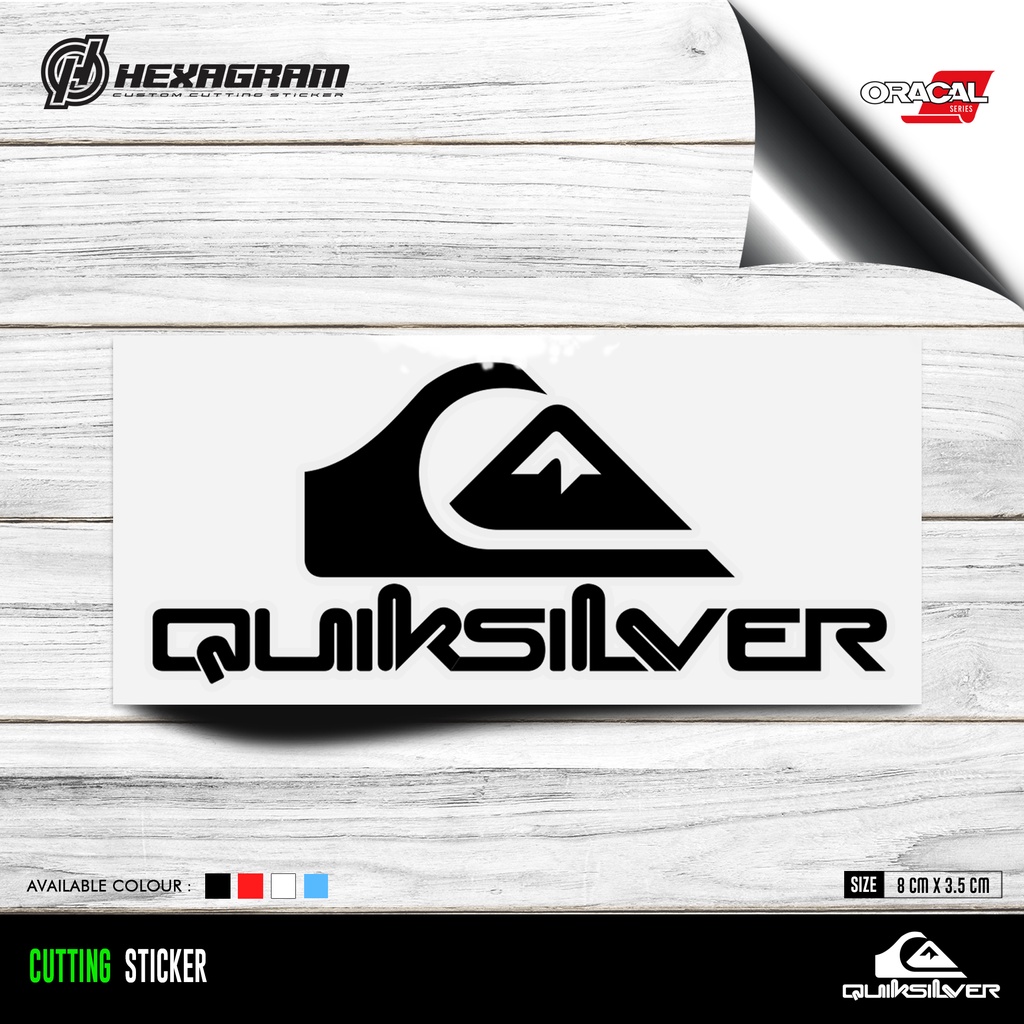 Cutting Sticker Quicksilver | Stiker Cutting Quicksilver | Quicksilver