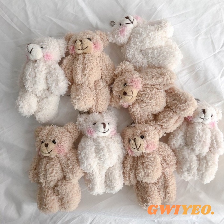 Gantungan Tas Kunci Plush Korean Bear Cute Lucu Boneka Beruang