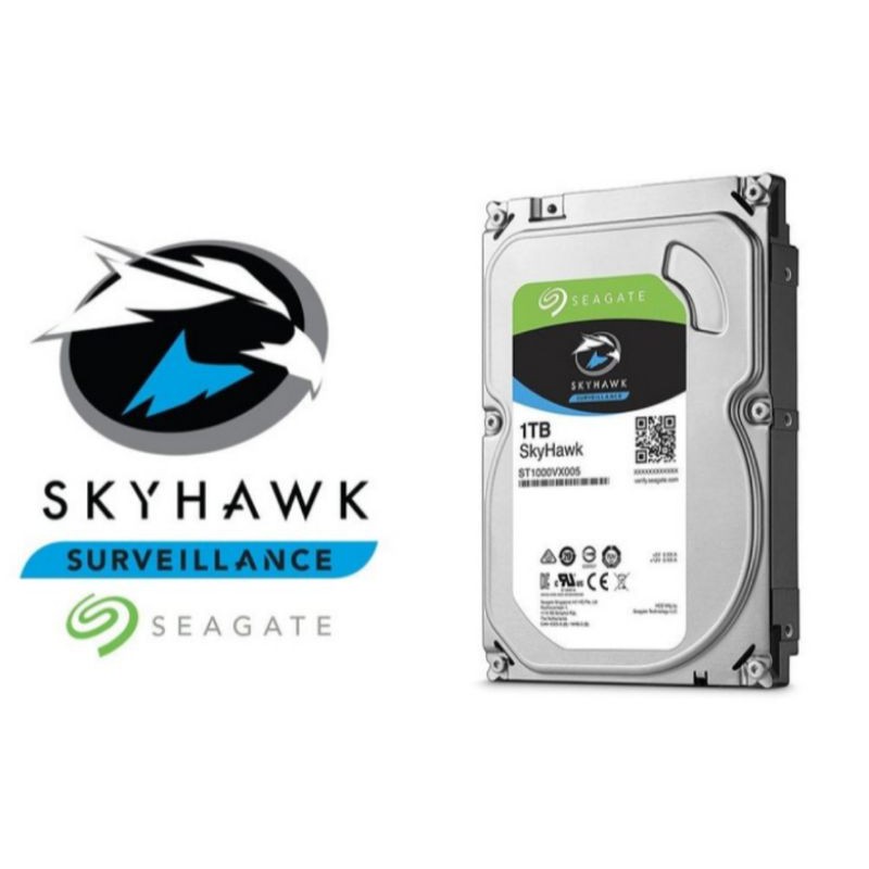 Seagate Skyhawk 1TB / 2TB / 4TB Hard Disk Internal CCTV 3,5&quot; Sata Garansi MFI