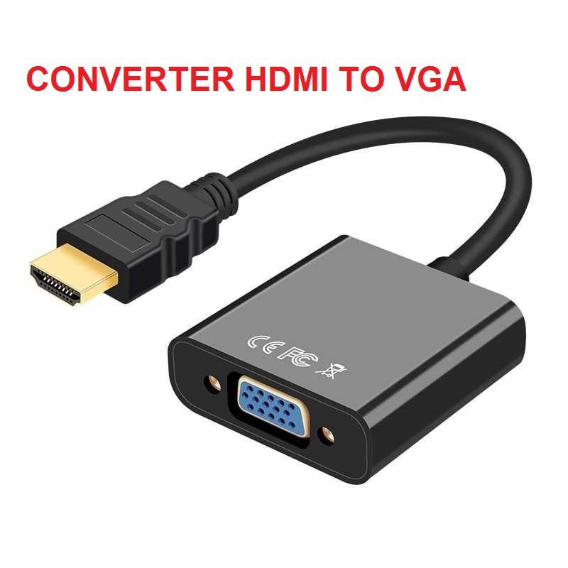 CONVERTER HDMI TO VGA / KABEL HDMI TO VGA / KONEKTOR HDMI TO VGA