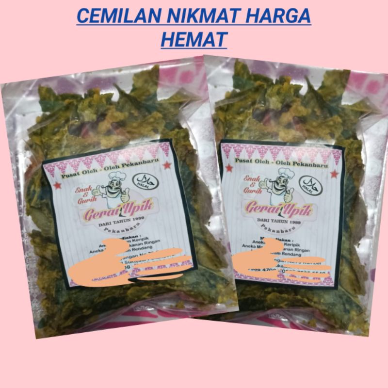 

Snack cemilan keripik Bayam 250 gram