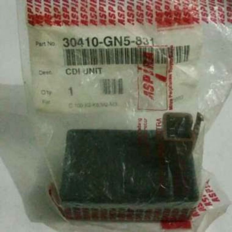 Cdi unit Honda Grand Supra ORI AHM KGD 30410-GN5-831
