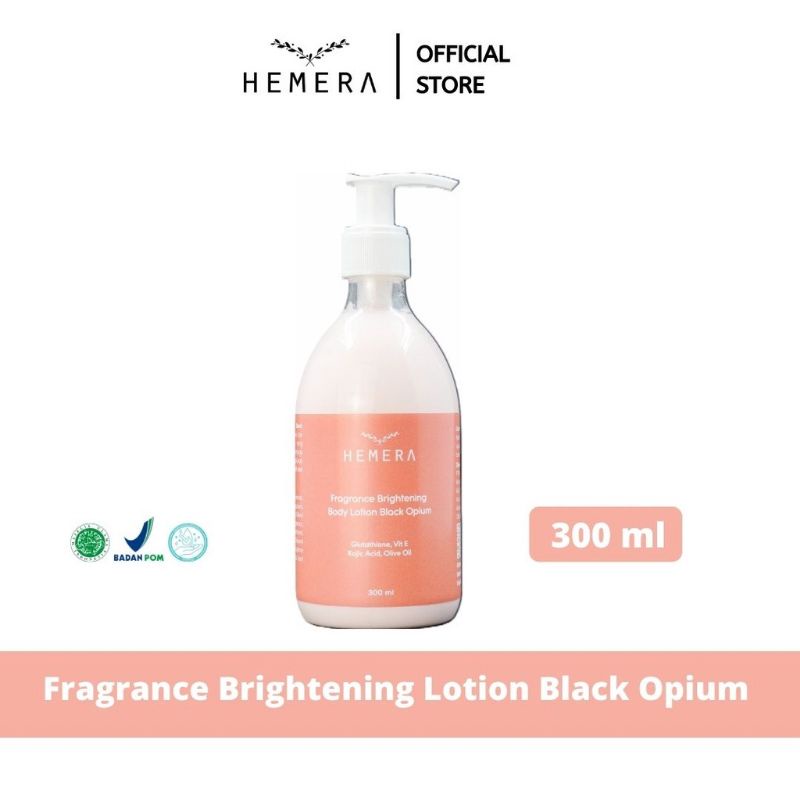 HEMERA FRAGRANCE BRIGHTENING LOTION / WHITENING MOUSTURIZING PARFUM HAND BODY