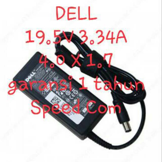 Charger Laptop DELL 19.5V 3.34A 4.0x1.7 inspiron 14 vostro 5439 5460 5470 5480 5560 V5460