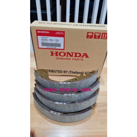 KAMPAS REM BELAKANG-BRAKE SHOE REAR HONDA BRIO 43153-TG1-T01