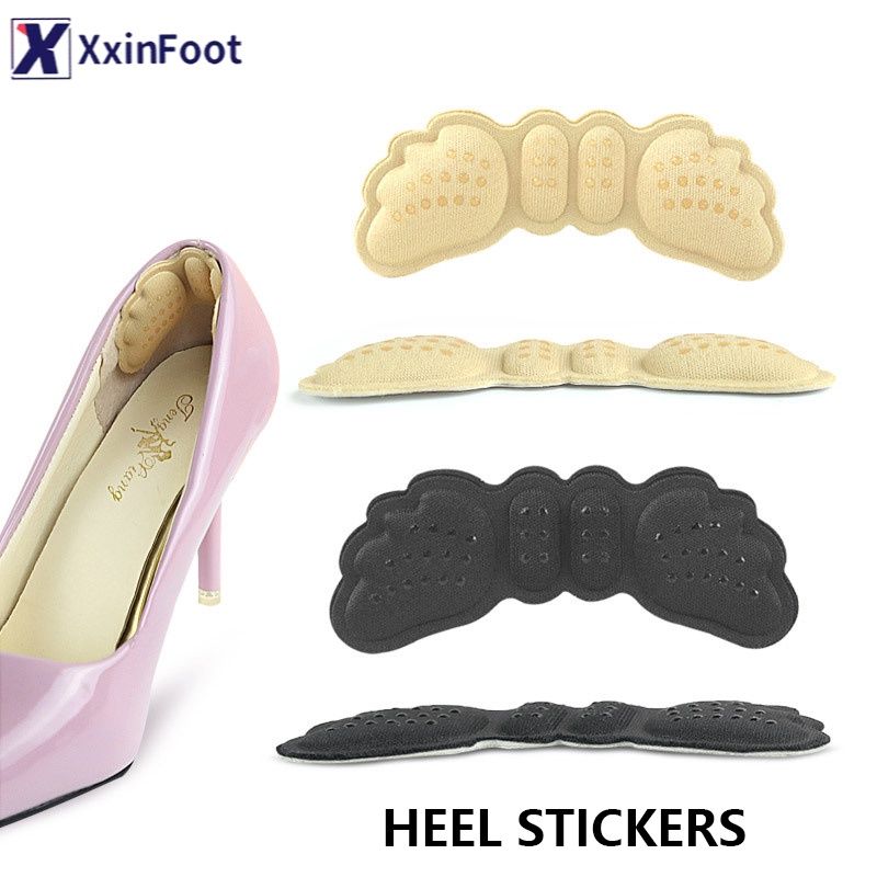 1 Pasang Heel Grips untuk Wanita Heel Cushion Sisipan Self-Adhesive Sol Sepatu Perawatan Kaki