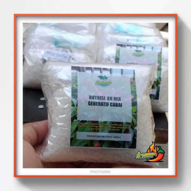 Nutrisi  AB Mix Hidroponik Cabe Masa Generatif