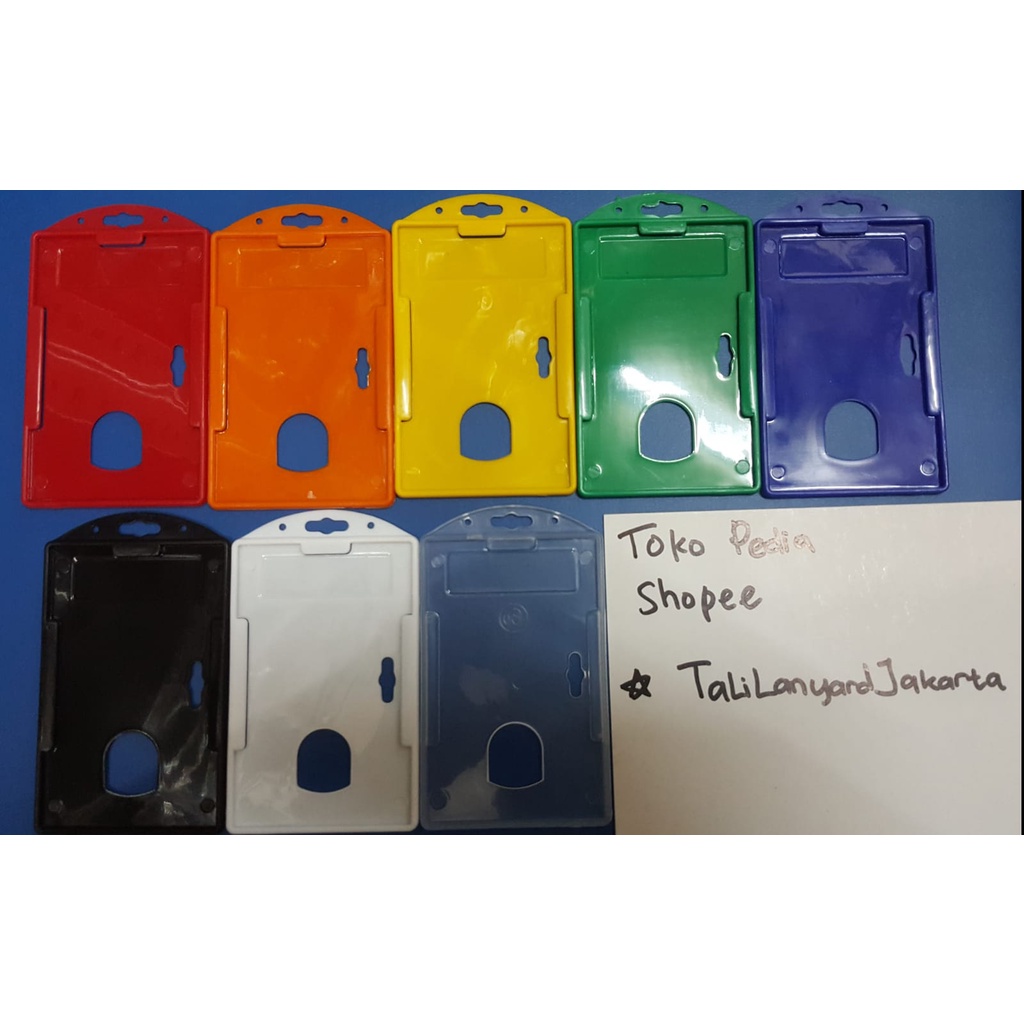 

Per 50 PCS Tempat Penyimpanan Kartu Nama HOLDER CARD 1 SLOT 6x9
