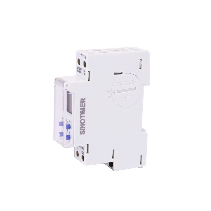 Bisa COD Timer Arus Listrik Otomatis DIN Rail Power Timer Programmable Time Switch Relay 18mm 220V - Sinotimer TM610-2