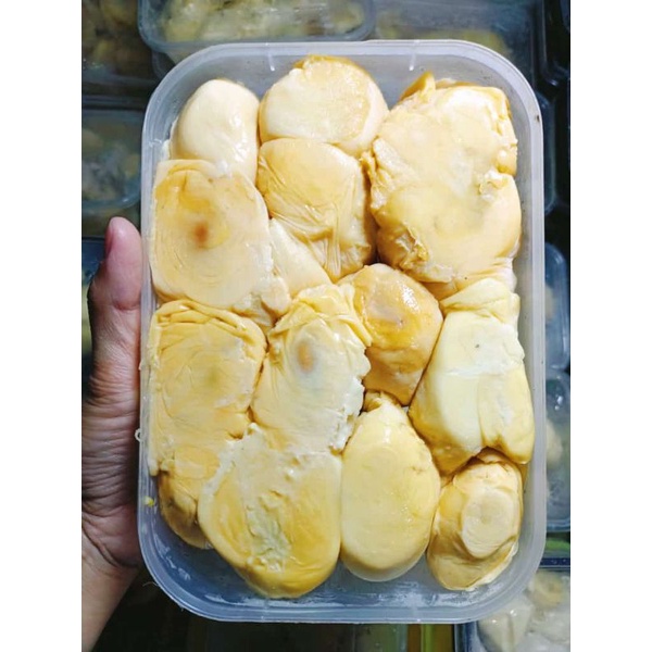 

✔SJLSTORE Durian Sibolga Medan Mentawai Kupas 900gr Nias Manis Legit Creamy Terlaris Termurah Best Seller