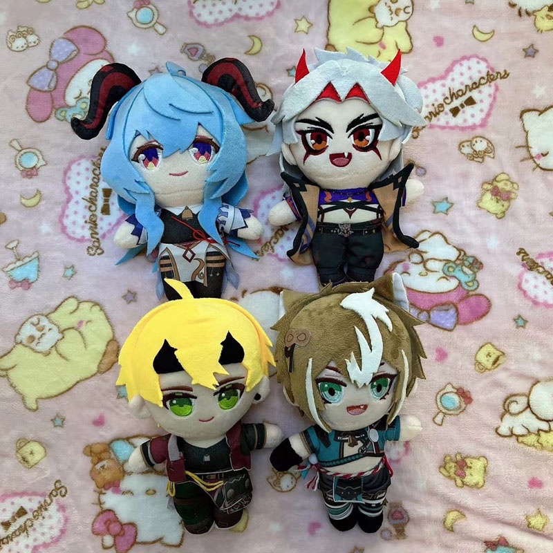 Boneka Tartaglia Gorou Thoma Yae Miko Itto Kazuha Bahan Plush Ukuran 20cm