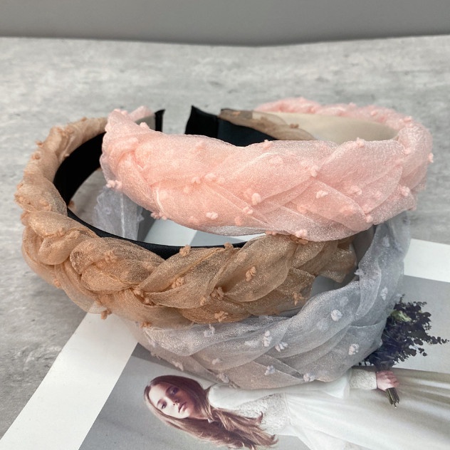 Korean Headband / Bando Kepang Fluffy Busa / Bando Poni Kahyang